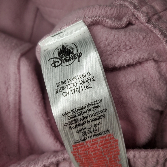 NWT Walt Disney World Mickey Mouse Sweat Shorts Plus Size 1X Purple - Picture 14 of 16